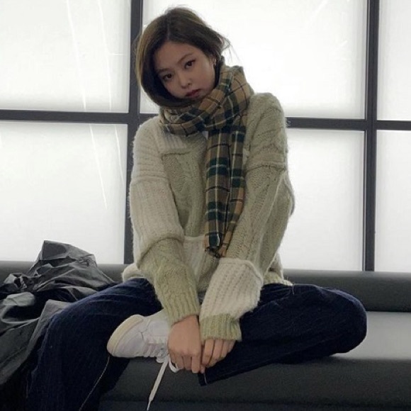 Zara Aso Blackpink Jennie Patchwork 